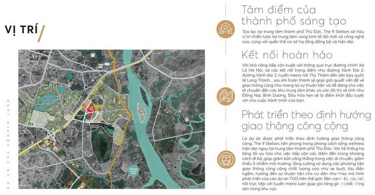 Vị trí xây dựng dự án The 9 Stellars