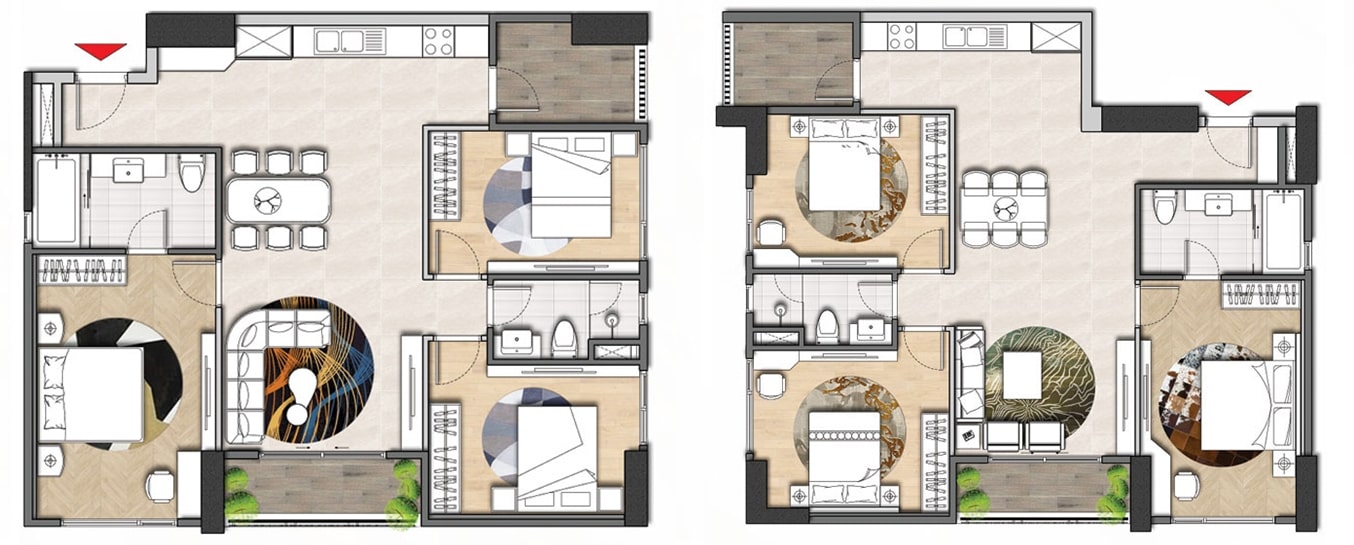 Căn hộ 3 PN tại The Antonia Quận 7