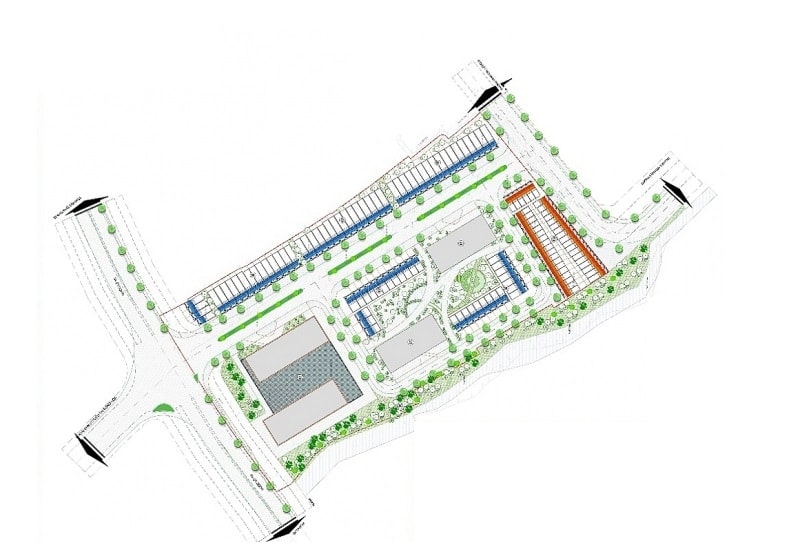 Mặt bằng tổng thể dự án The Esme Dĩ An