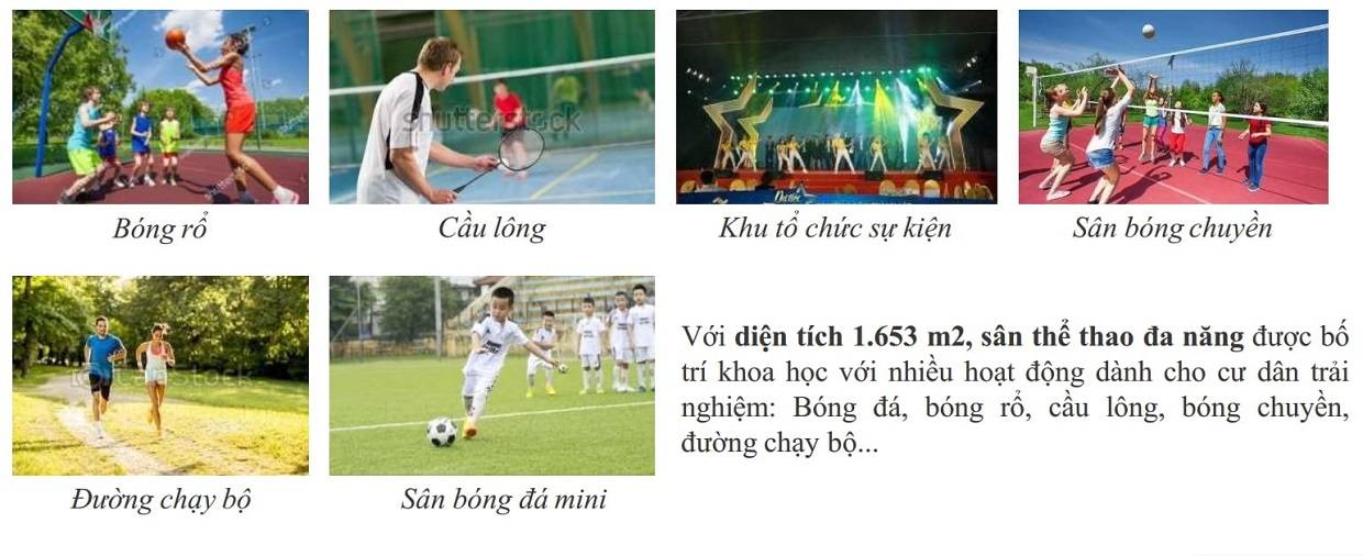 Nhiều tiện ích chất lượng tại dự án The Sol City