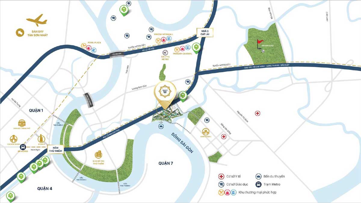 Vị trí đắc địa tại Water Bay Quận 2 