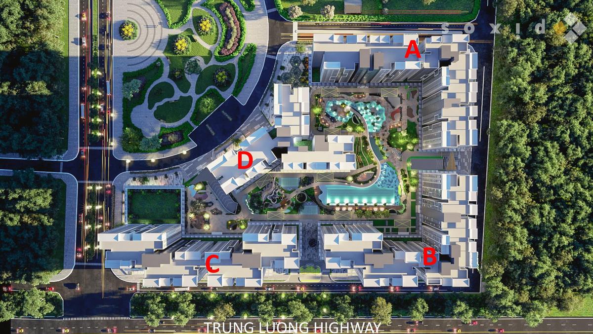 Mặt bằng tổng thể dự án West Gate An Gia