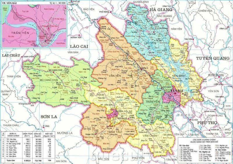 Bản đồ Yên Bái & thông tin quy hoạch mới nhất 2024