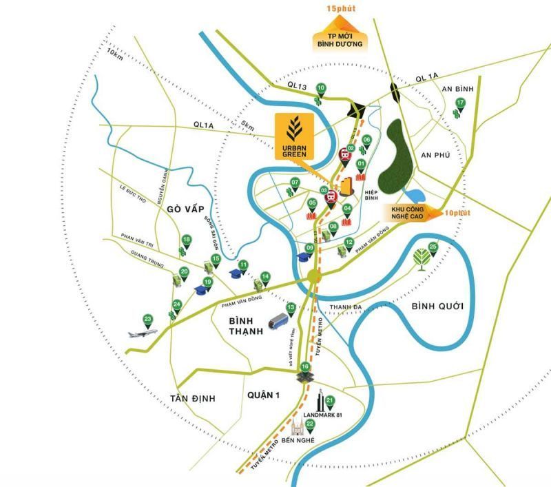 Vị trí Urban Green ở đâu [Phân tích tiềm năng phát triển]