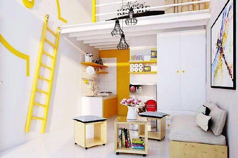 Mẹo Thiết Kế Phòng Trọ 9m2 Đẹp,Tiết Kiệm Diện Tích