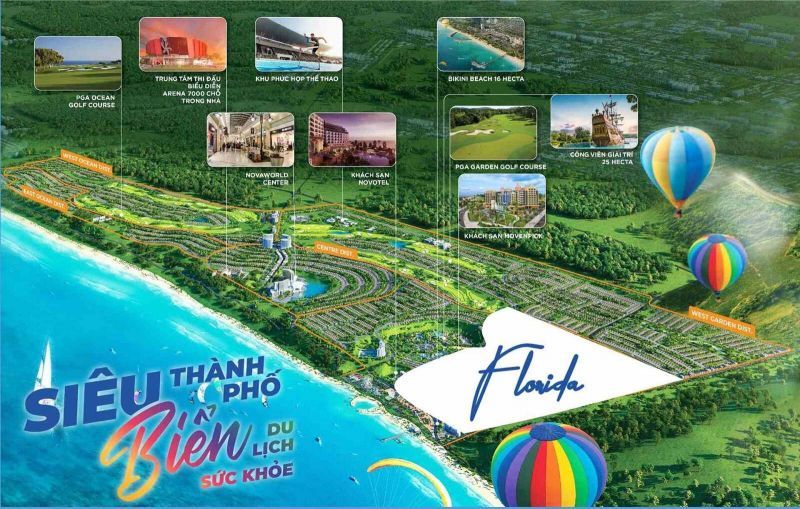 Phân khu The Florida Novaworld Phan Thiết