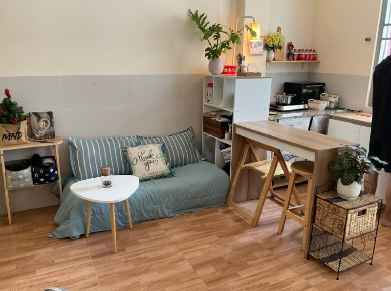 Mẫu thiết kế phòng trọ 30m2 không gác lửng