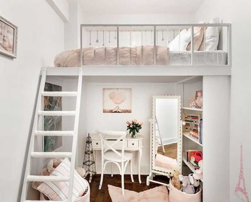 Mẫu phòng trọ 9m2 có gác