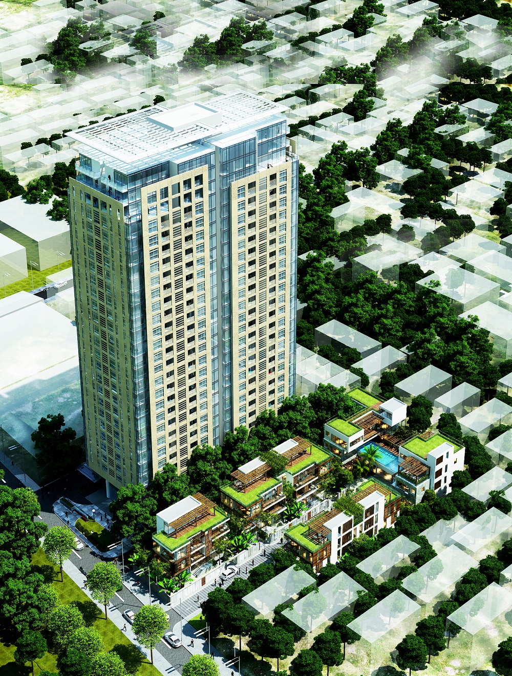 Phối cảnh dự án Mon Central