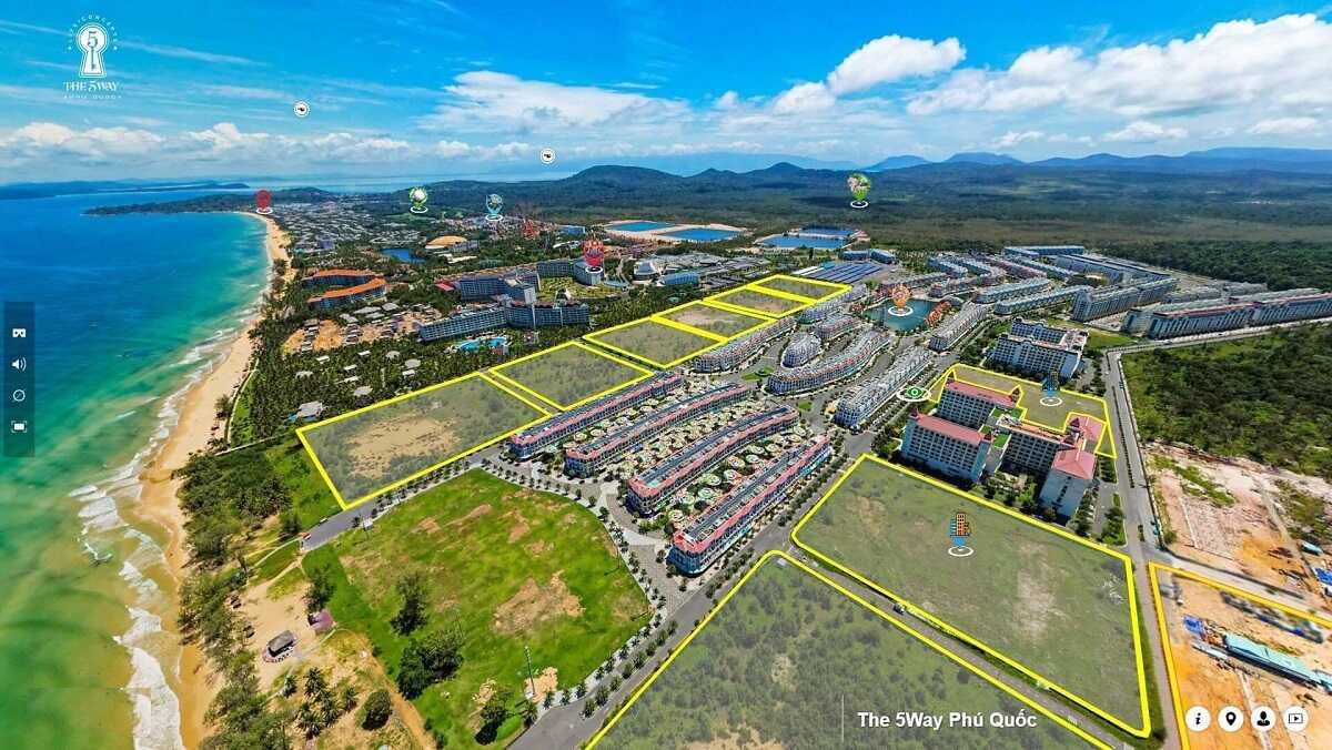 Dự án The 5Way Phú Quốc đang san lấp mặt bằng