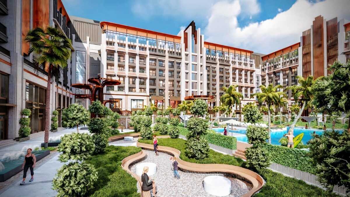 Không gian xanh bên trong dự án