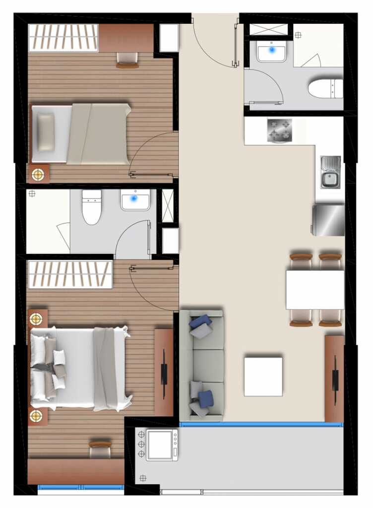 Thiết kế các loại hình căn hộ dự án An Gia Skyline