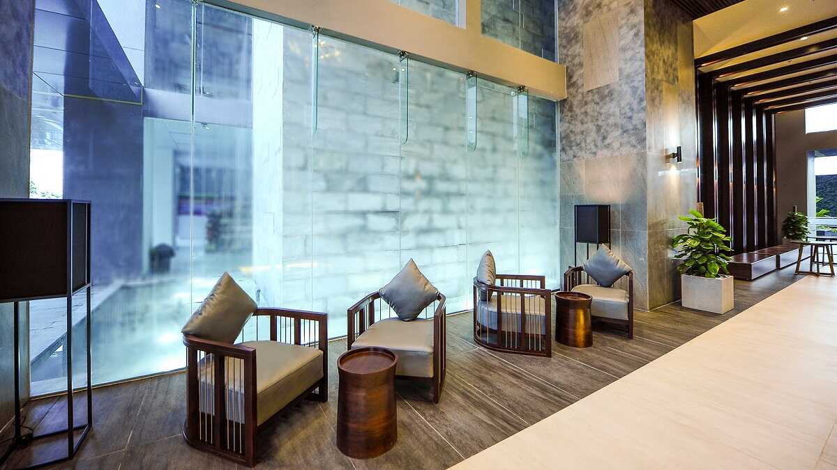 Khu cafe ngoài trời được thiết kế ấn tượng