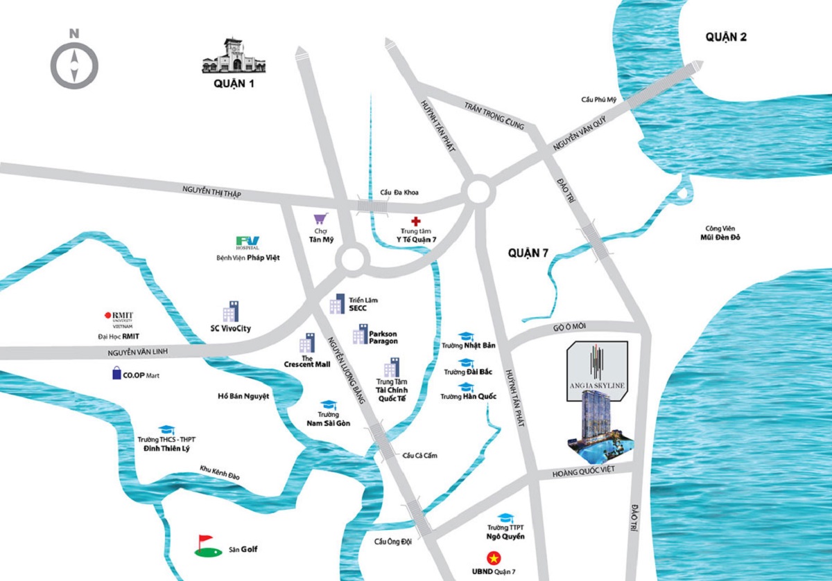 Vị trí xây dựng dự án An Gia Skyline