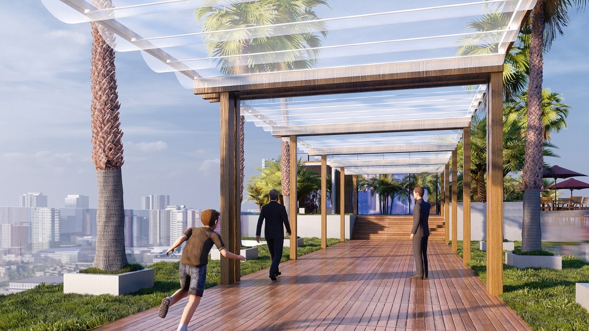 Đường chạy bộ trên không hiện đại