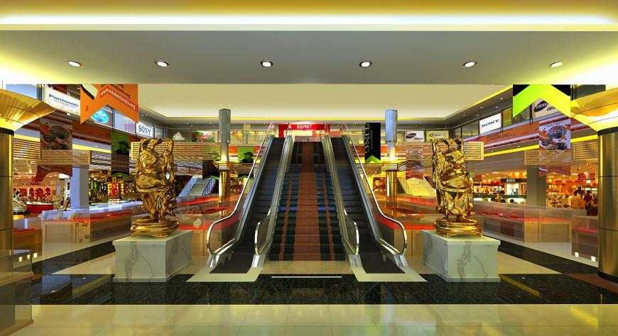 Trung tâm thương mại đa dạng ngành hàng