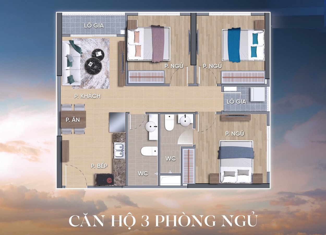 Thiết kế căn hộ dự án The Beverly Solari