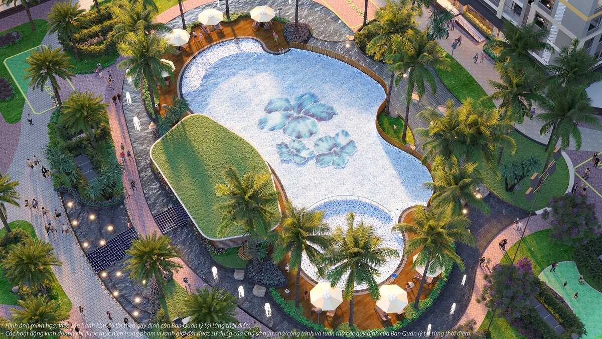 Cảnh quan dự án được thiết kế đẹp