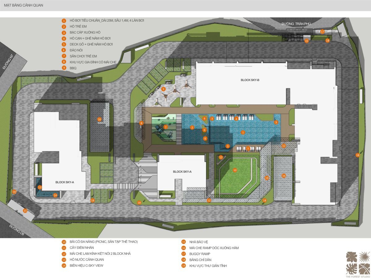 ​​​​​​​Mặt bằng tiện ích dự án C Sky View