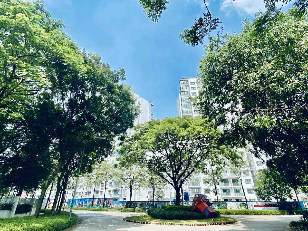 Không gian xanh tại dự án Celadon City