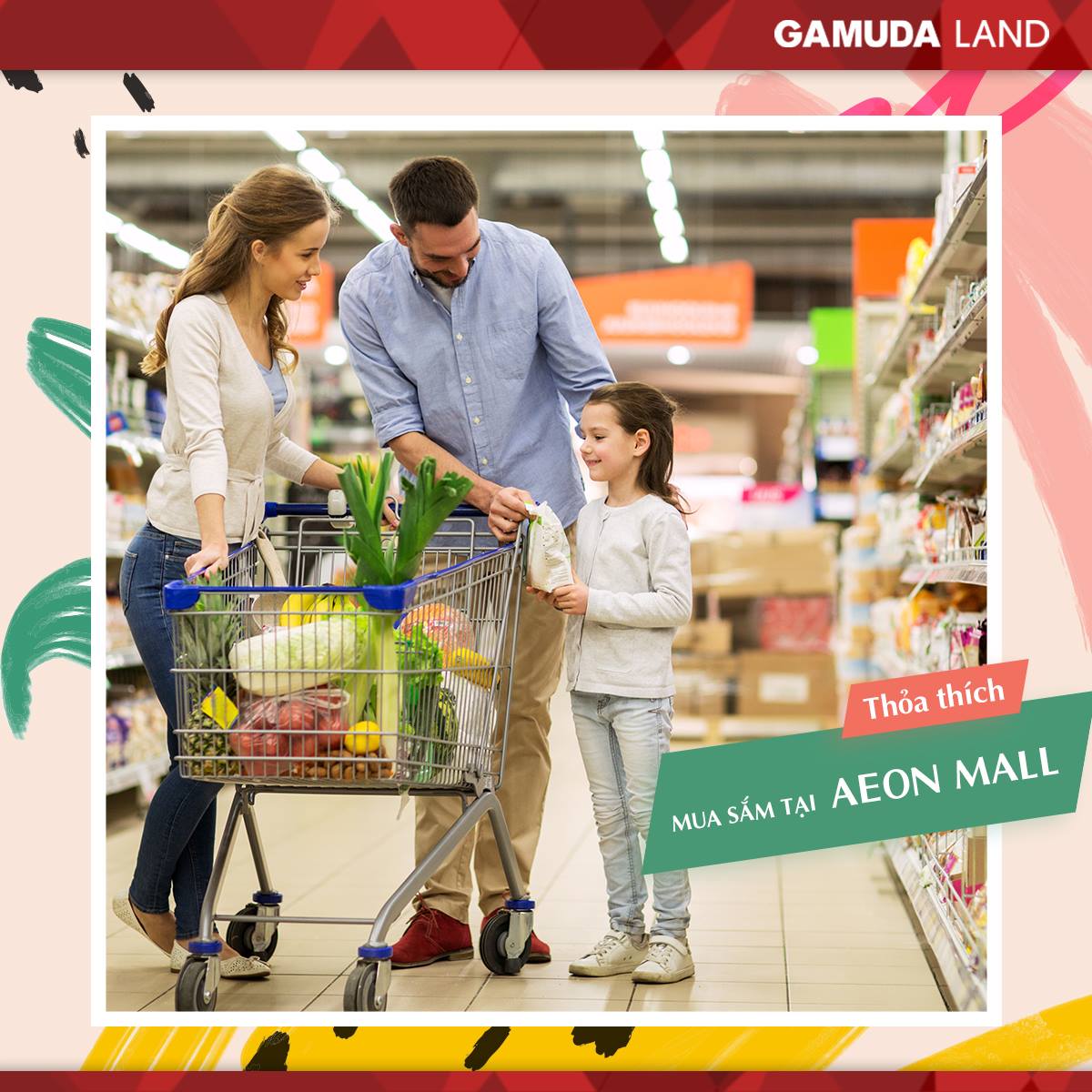 Khu trung tâm thương mại đa dạng ngành hàng