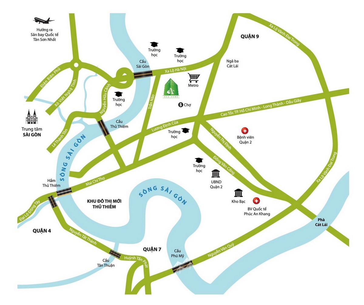 Vị trí xây dựng dự án chung cư Bộ Công An