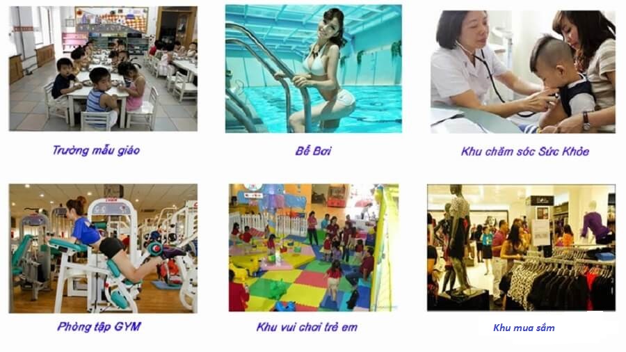 Hệ thống tiện ích có tại dự án chung cư Khang Gia