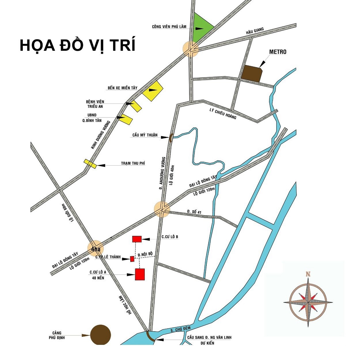 Vị trí dự án chung cư Lê Thành