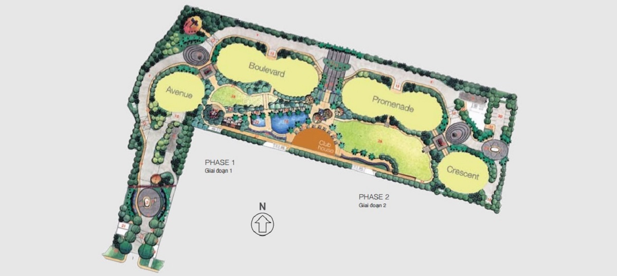  Mặt bằng tổng thể dự án City Garden