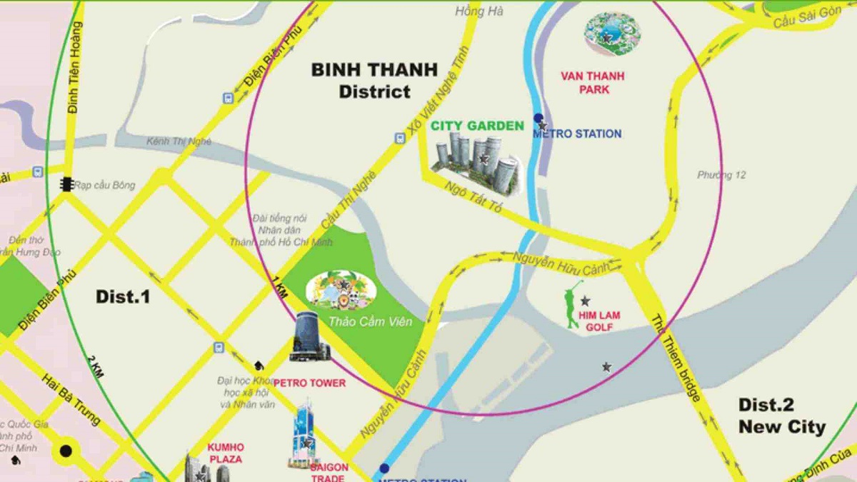 Vị trí xây dựng City Garden