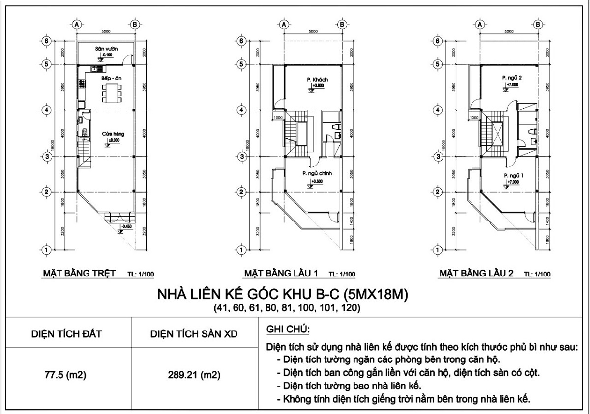 Mặt bằng shophouse dự án City Gate 3