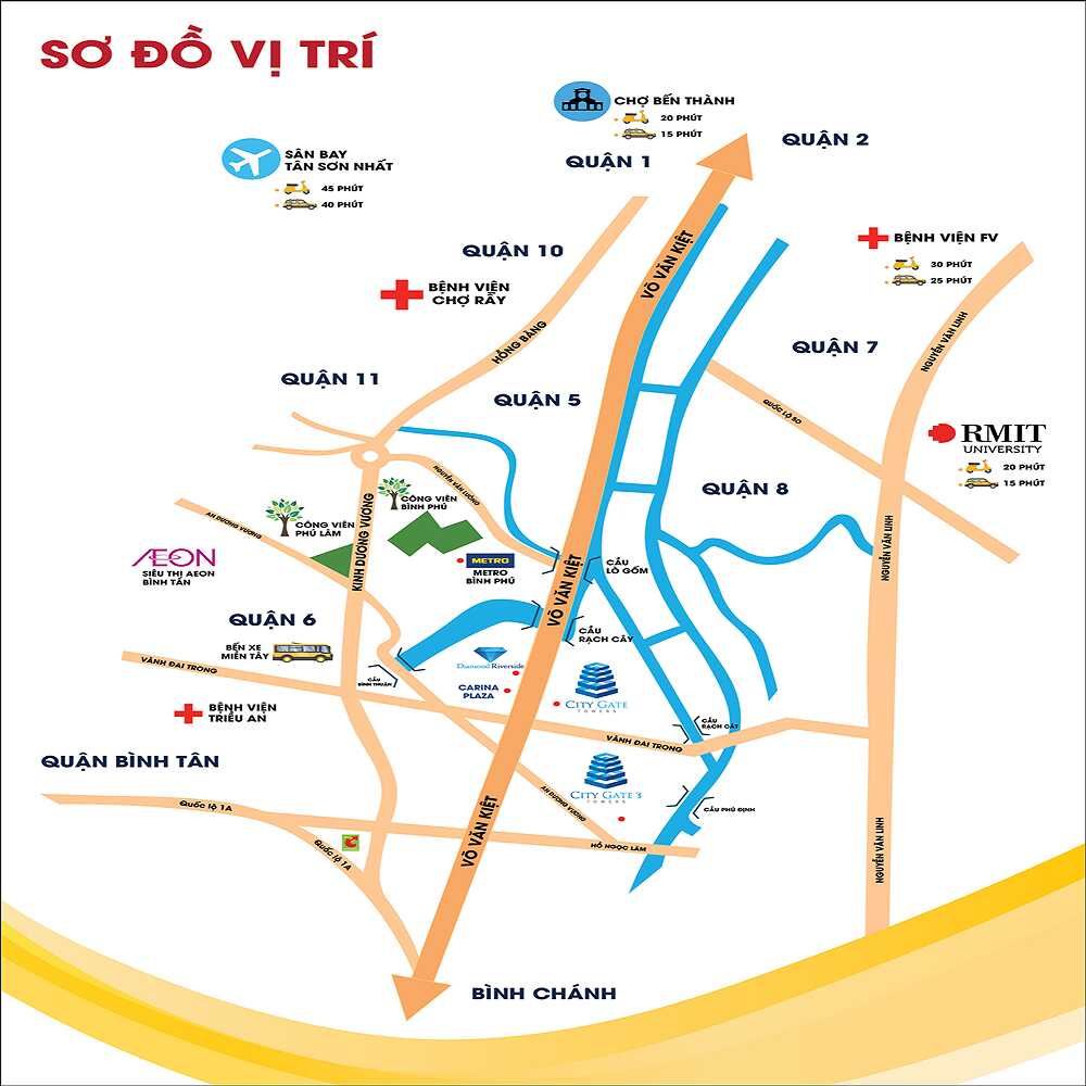 Vị trí xây dựng dự án City Gate 3