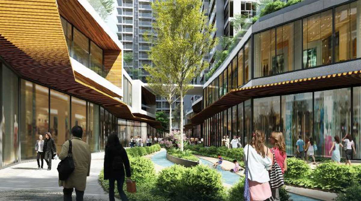 Khu phố thương mại đa dạng ngành hàng