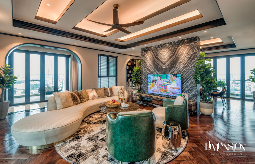 Thiết kế Penthouse dự án D1 Mension