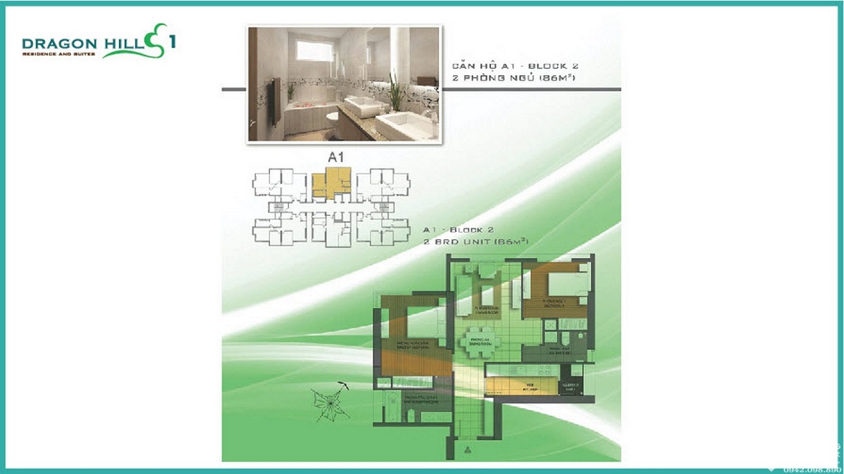 Thiết kế căn hộ dự án Dragon Hill 1