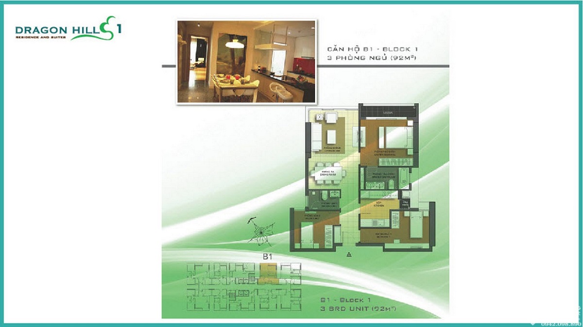 Thiết kế căn hộ dự án Dragon Hill 1