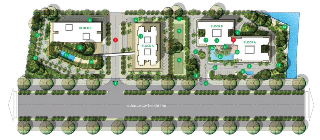Mặt bằng tổng thể dự án Dragon Hill