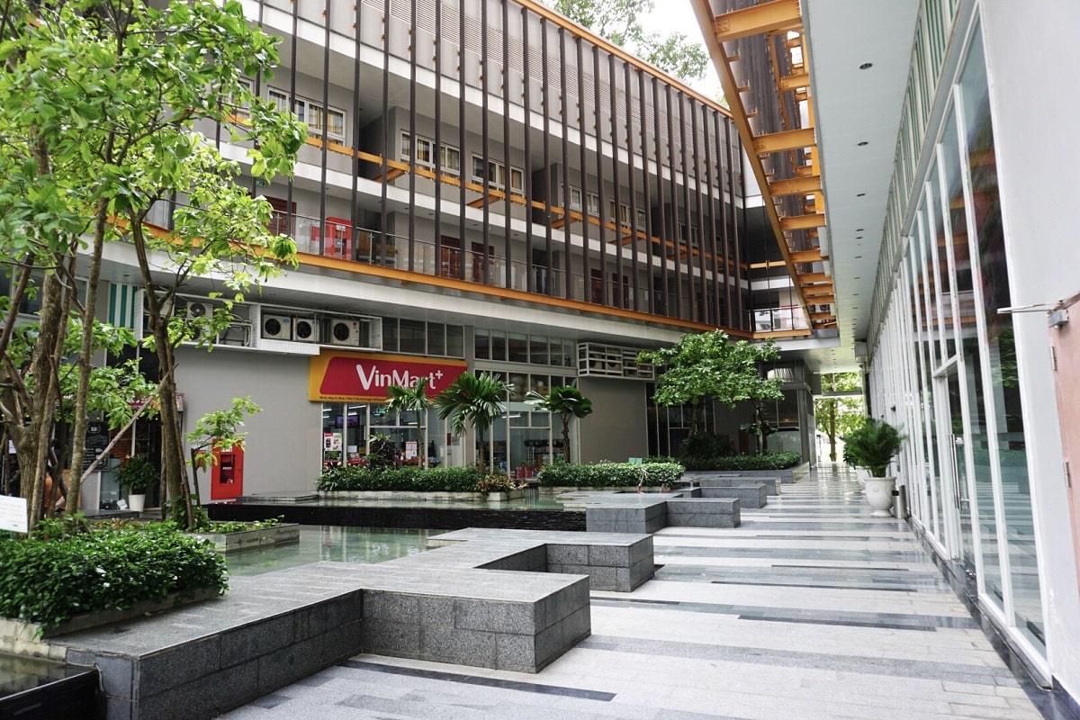 Khu mua sắm và cảnh quan đẹp