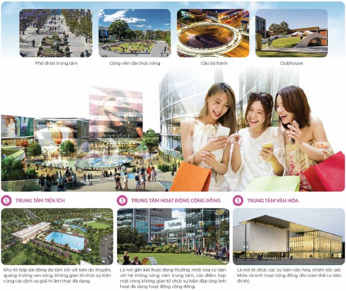 Hệ thống tiện ích nội khu chất lượng của dự án