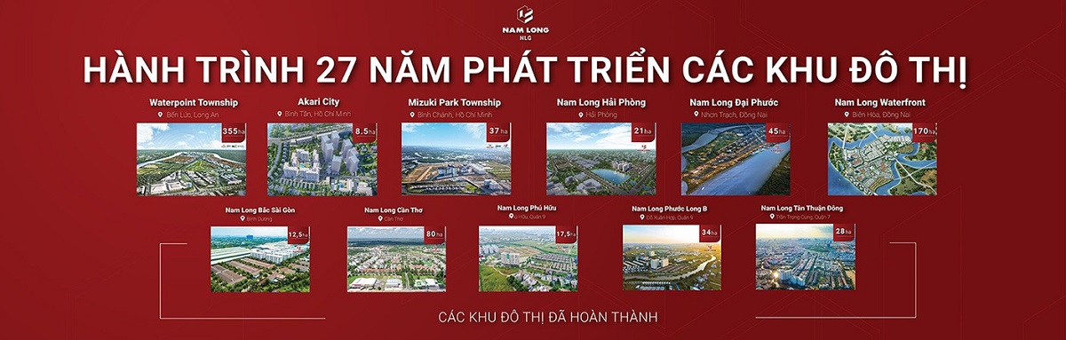 Những dự án chất lượng được đầu tư bởi tập đoàn Nam Long