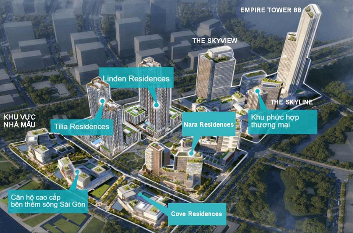 Mặt bằng tổng thể dự án Empire City