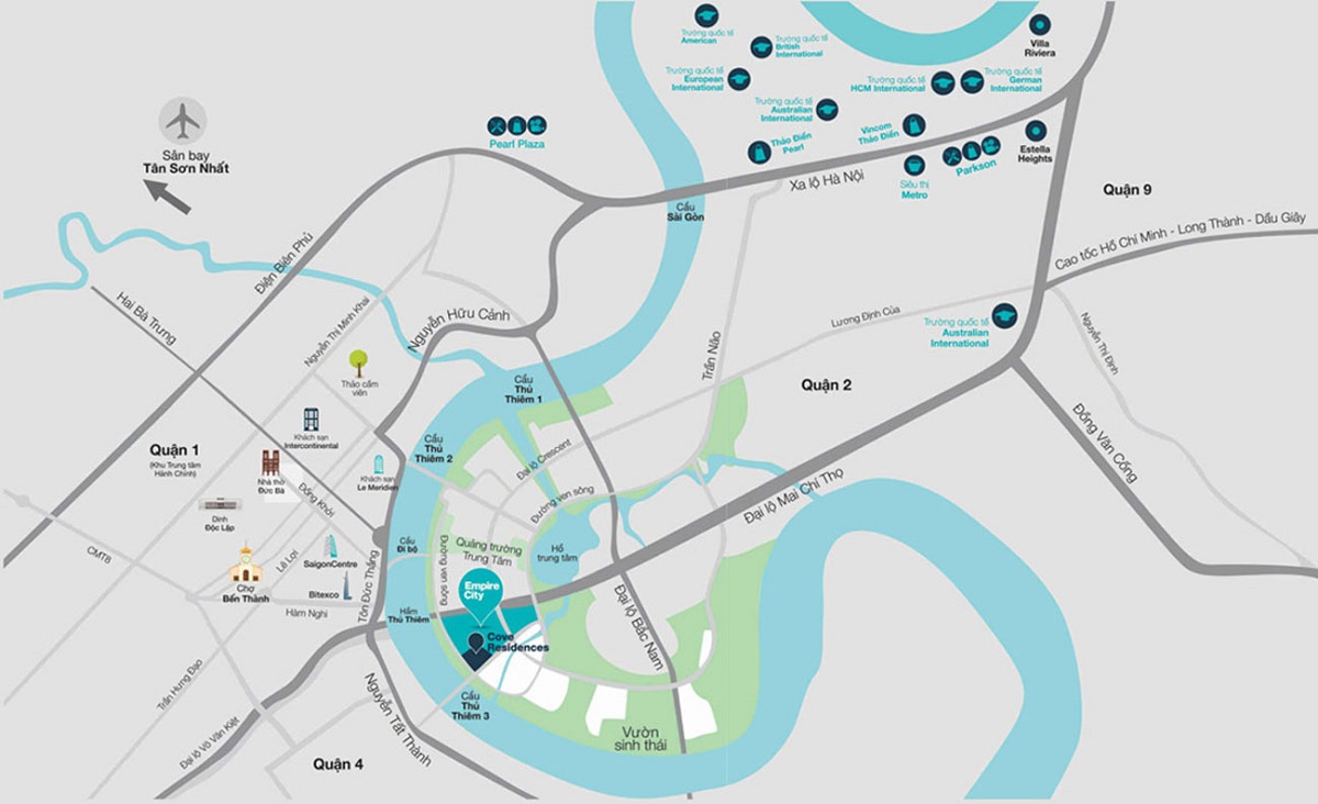 Vị trí xây dựng dự án Empire City