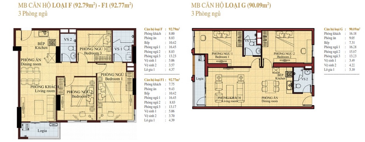 Thiết kế căn hộ dự án Era Town