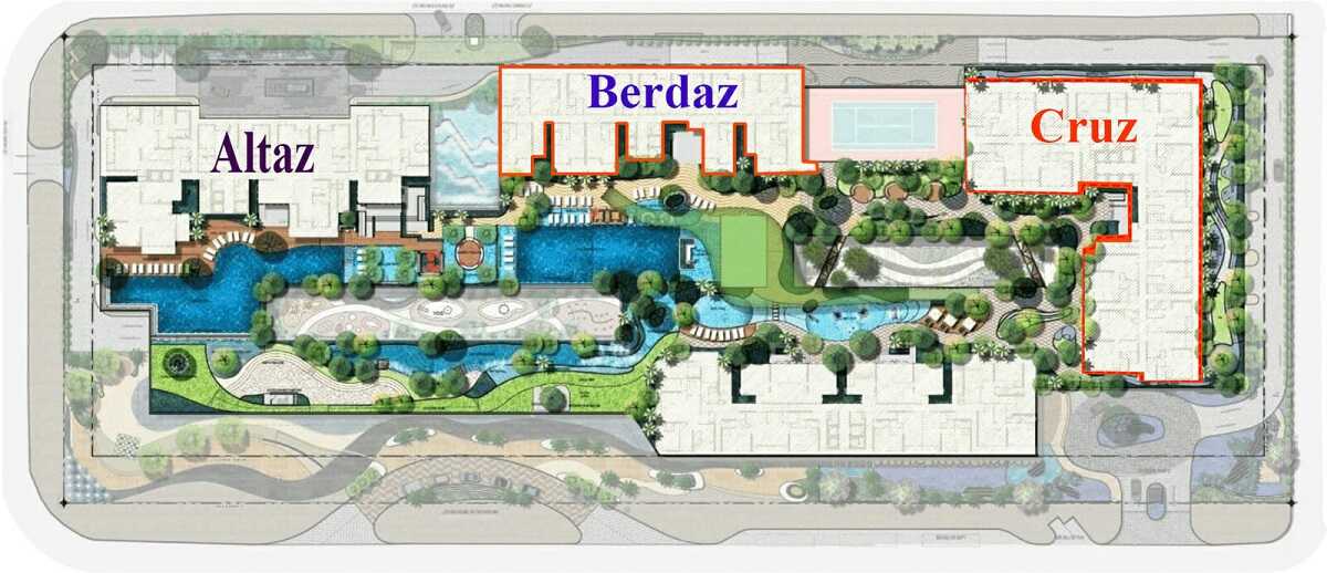 Mặt bằng tổng thể dự án Feliz En Vista