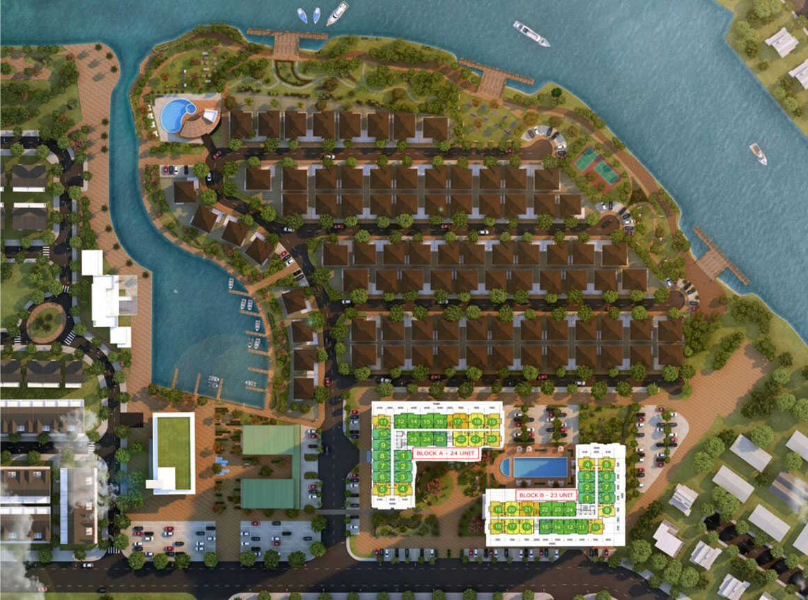 Mặt bằng tổng thể dự án Flora Fuji