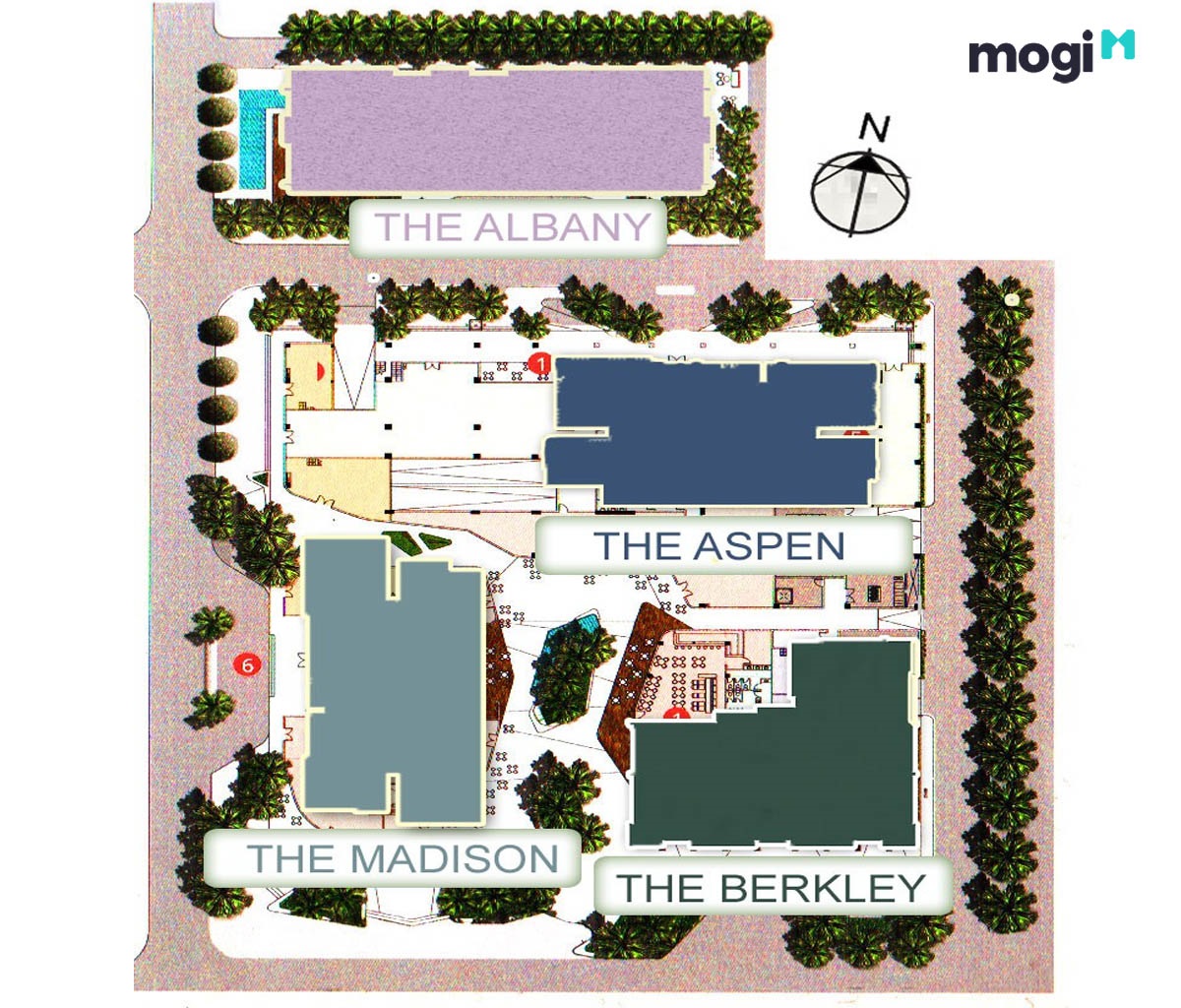 Mặt bằng tổng thể dự án Gateway Thảo Điền