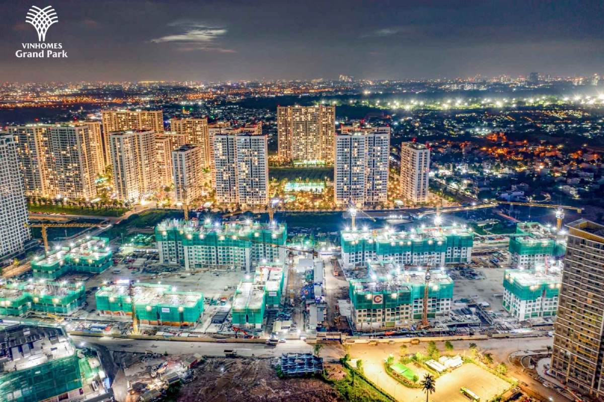 Tiến độ xây dựng phân khu The Glory Heights