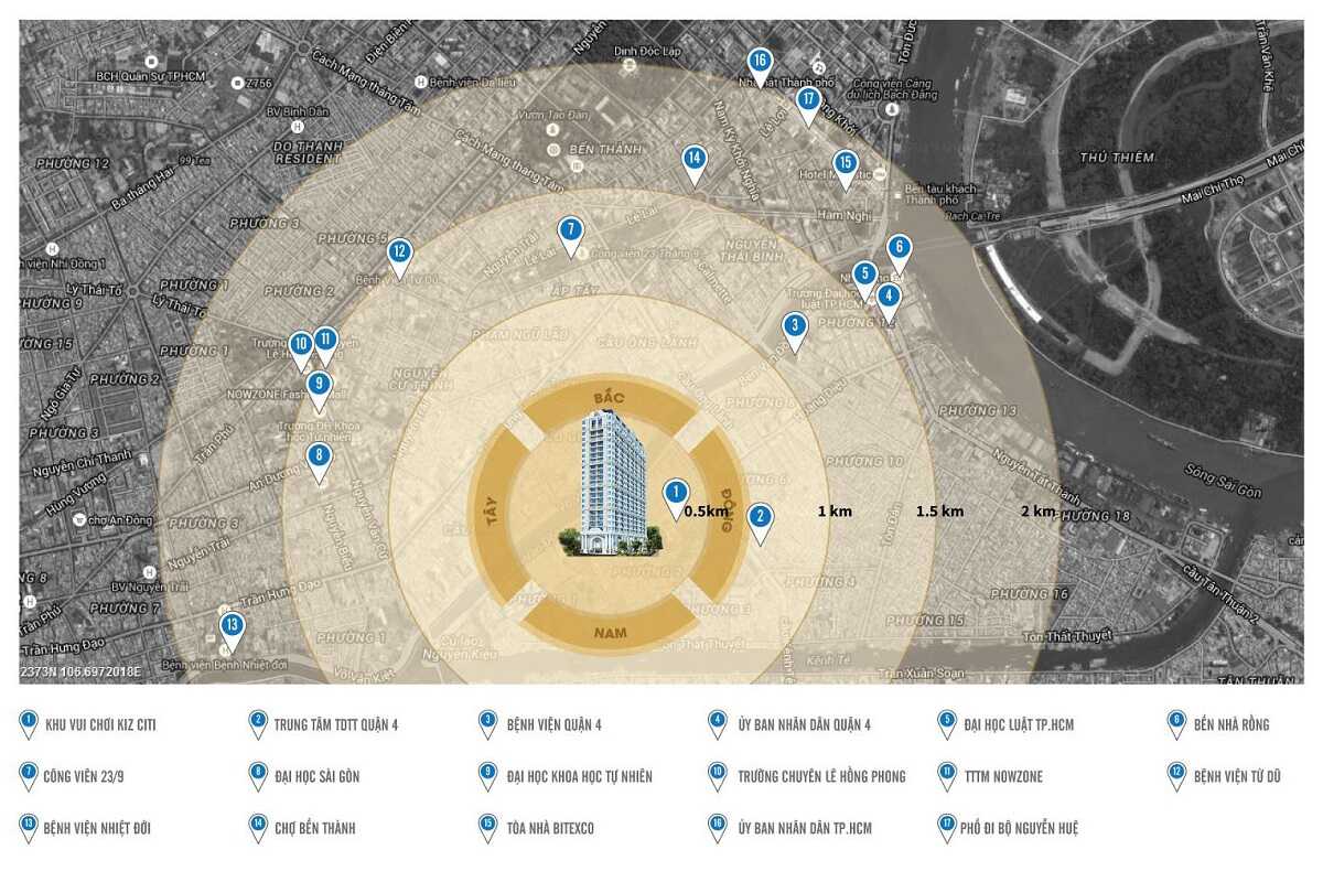 Hạ tầng xung quanh dự án