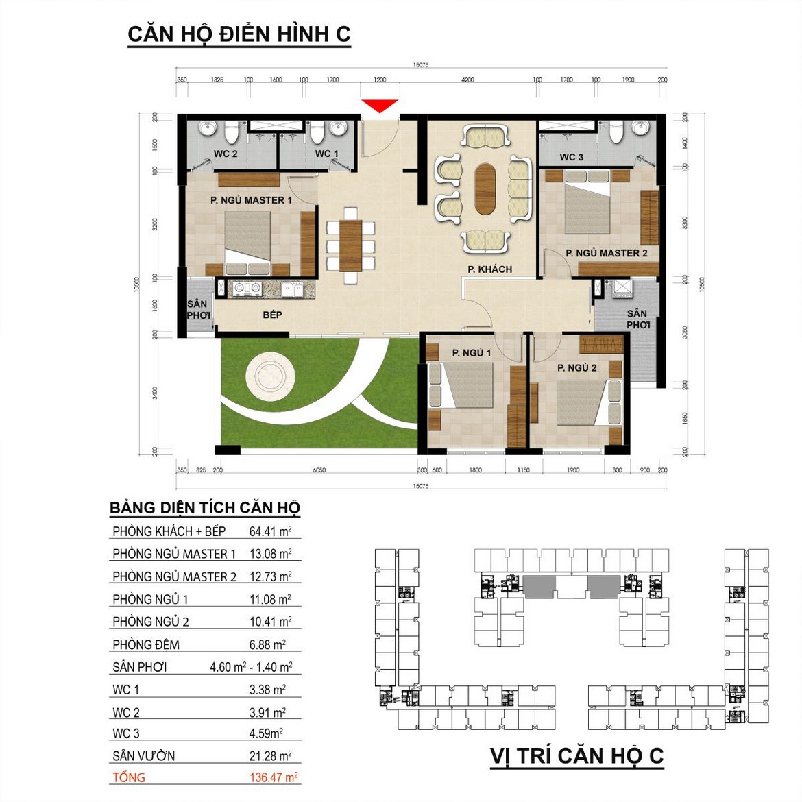 Thiết kế các loại hình căn hộ dự án Green River
