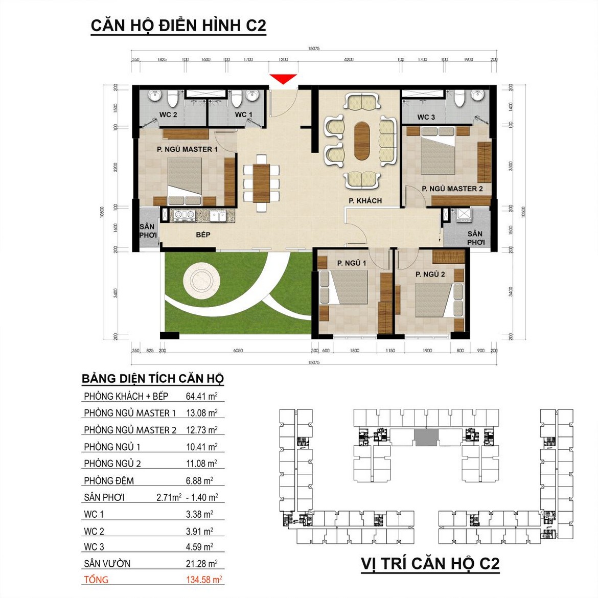 Thiết kế các loại hình căn hộ dự án Green River